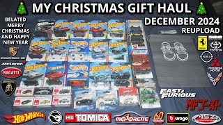 MY CHRISTMAS GIFTS HAUL FOR HOT WHEELS \u0026 DIE-CAST CARS OF DECEMBER 2024 | PHILIPPINES | REUPLOAD