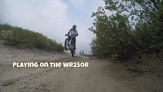 Playing around on the WR250R