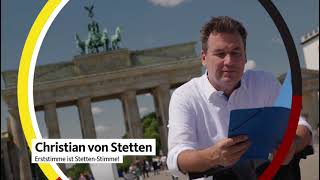 Christian von Stetten zum sechsspurigen Ausbau der A6