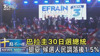 巴拉圭30日選總統 「挺臺」候選人民調落後1.5%｜十點不一樣20230430@TVBSNEWS02