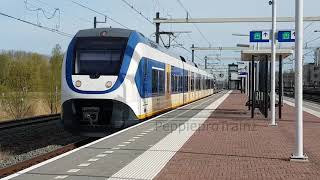 NS SLT 2454 vertrekt met een wel heel vreemde toeter uit Utrecht Lunetten