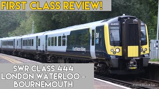 SWR Refurbished Class 444 - First Class Review! (London - Wareham)