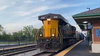 (LHF) Long Hood Forward! IAIS Mixed Freight Train - Robbins, IL