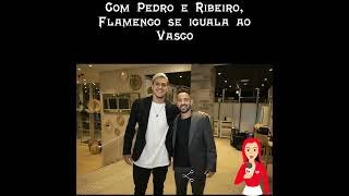 Com Pedro e Ribeiro, Flamengo se iguala ao Vasco #vasco #flamengo #pedro #evertonribeiro #shorts