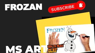 How To Draw Frozen | Cute Drawings How To Draw Step By Step | Easy Drawing Lesson Tutorial | MS Art