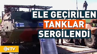 Rusya Ukrayna'da Ele Geçirdiği Tankları ve Zırhlı Araçları Sergiledi | NTV