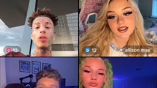 Flysoulja and Allison Mae and toxiicfaiiry on TikTok live‼️ ft Hakim ￼￼￼