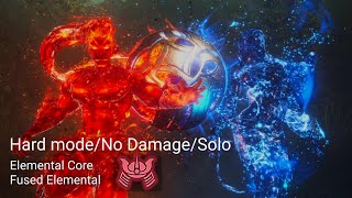 Elemental Core/Fused｜Hard Mode, No Damage, Solo, Samurai｜Stranger of Paradise: Final Fantasy Origin