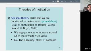 Psychology 101 Chapter 10 (Motivation & Emotion) Lecture Part 1