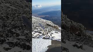 12月22日庚申　16時頃の富士山頂606　奧宮⛩