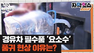 경유차 필수품 '요소수', 품귀 현상에 물류대란 번진다? (자막있슈) / SBS