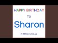 Happy Birthday To Sharon - Soul Pop