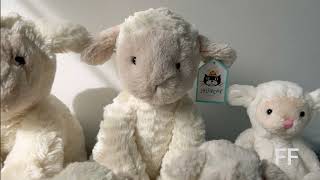 Jellycat Smudge Lamb Sheep Collection