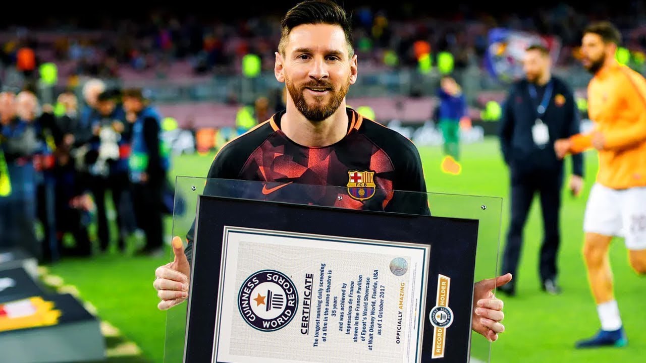 All World Records Held By Lionel Messi - YouTube