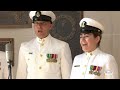VCNO Franchetti Takes Charge of the Navy