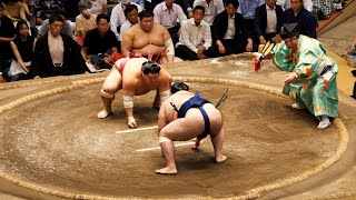 大栄翔 - 豪ノ山【大相撲令和五年九月場所】(十三日目)