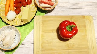 Traditional recipe for crab stick salad. Fantastically delicious! 178