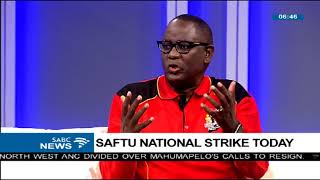 Zwelinzima Vavi on SAFTU's national strike