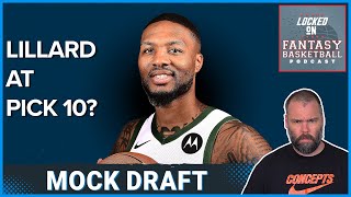 Fantasy Basketball Mock Draft Breakdown: Damian Lillard at Pick 10 in 9-Cat League