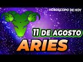 ✈️𝐋𝐎𝐂𝐔𝐑𝐀 𝐈𝐍𝐂𝐑𝐄𝐈𝐁𝐋𝐄 𝐄𝐍 𝐓𝐔 𝐕𝐈𝐃𝐀 𝐏𝐑𝐄𝐌𝐎𝐍𝐈𝐂𝐈Ó𝐍💞 Aries♈Horoscopo de hoy 11 de Agosto 2024|MONHI VIDENTE