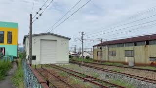 長野電鉄　長野線　須坂駅　新型車両3000系