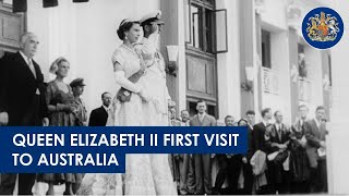 Queen Elizabeth II's first visit to Australia