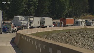 Emergency road repairs to clog I-90 near Snoqualmie Pass until Friday