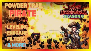 Powder Trail Pirate Full Build Guide - Hero Siege - Season 6