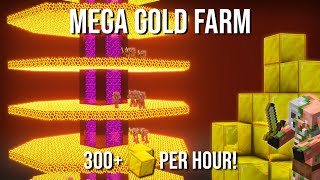 Minecraft's BEST GOLD FARM 1.20.2 - 50,000+ ITEMS PER HOUR !