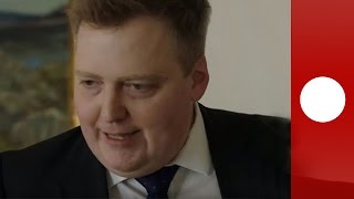 Iceland PM storms out of interview when questioned re. tax haven