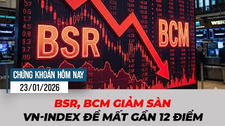 Nhóm quốc doanh giảm mạnh khiến VN-Index giảm gần 12 điểm | Chứng khoán hôm nay 23/01/2026