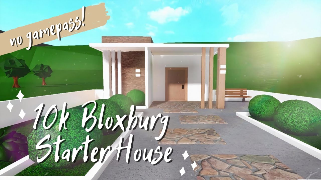 Roblox | Bloxburg: 10k Starter House! (no Gamepasses) | House Build ...