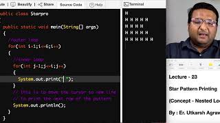 Java Nested Loop Channel Utkarsh India Coding Lecture 23