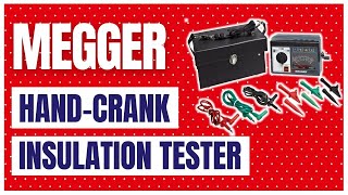 Megger 212159 Analog Hand-Crank Insulation Tester