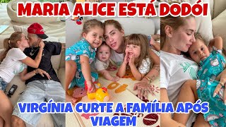 ❤️VIRGÍNIA FONSECA FLORZINHA ESTAVA COM MUITA SAUDADE DA MAMÃE E MARIA ALICE ESTÁ DODÓI❤️