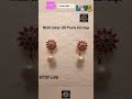 21-04-2023 ll Gold Plated AD and Pearls Combination Earrings ll #pearls #jewellery#hyderabadpearls