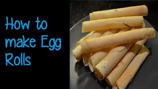 How to make Chinese Flaky egg roll biscuits (手工蛋卷)  |  Simon Lam's Yum Yum Food