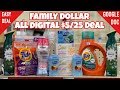 Double Glitches at Family Dollar | Low OOP ALL DIGITAL $5/25 Couponing Deal | $6.85 for 10 Items 🙌🏽