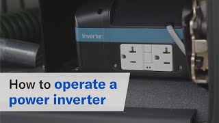 How to operate the power inverter in your semi-truck