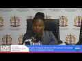 Public Protector briefs the media