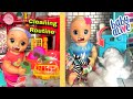 Baby Alive dolls help mom clean up the house/chores/laundry 🧹