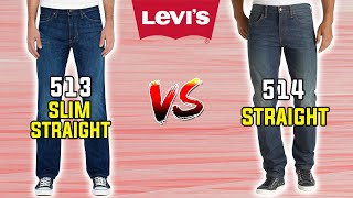 Levi's Slim Straight VS Straight Explained in 15 Seconds! 🤯 (513 VS 514)