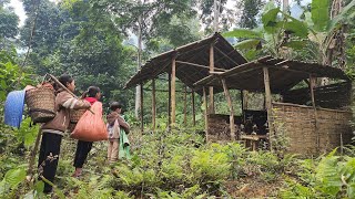 Three orphan sisters clean up an abandoned ancient house to live