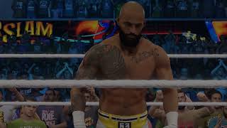 WWE 2K23 Summerslam 2024 Sami Zayn deffent his title agains Ricochet