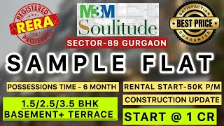 LUXURY FLOORS || Project Overview || M3M Solitude-89 Gurgaon -1.5/2.5/3.5Bhk start - 1Cr #m3m #floor