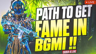 BGMI Live | Path To Get Fame in BGMI | Coder isLive | Day - 39