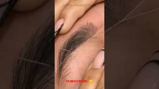 Eyebrows threading tutorial | eyebrow threading |threading tutorial for beginners#eyebrow#threading