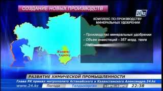 Асет Исекешев доложил Правительству о перспективах развития химической промышленности