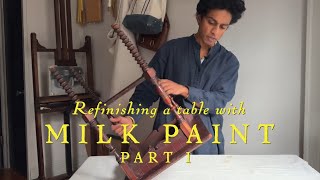 TRASH TO TREASURE: REFINISHING GARBAGE FINDS USING MILK PAINT, Part I! With Rajiv Surendra