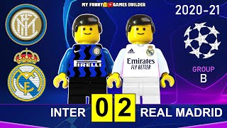 Inter vs Real Madrid 0-2 • Champions League 2020/21 in Lego • All Goals Highlights Lego Football